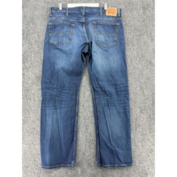 Levi's Jeans Mens 40x34 Blue 569 Loose Fit Straight Leg Medium Wash Denim - Picture 10 of 15